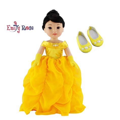 Toys And Games Toys Belle Costume For 18 Inch Dolls 18 Inch Doll Costume