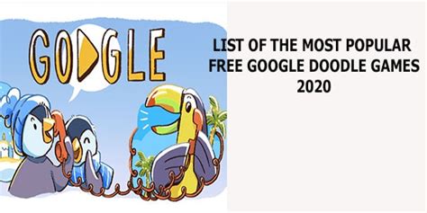 Undoubtedly the most popular sports around the world but that of google is quite different. List of The Most Popular Free Google Doodle Games 2020 ...