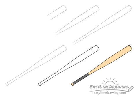 How To Draw A Baseball Bat Step By Step Jessica Melo Professional