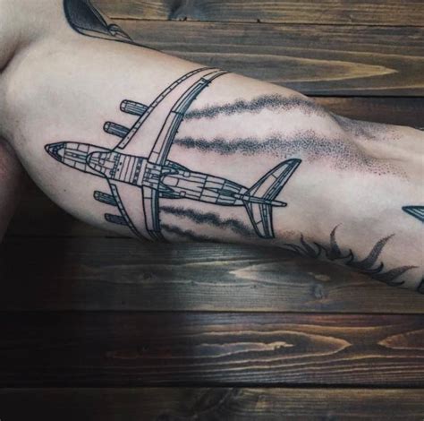 Aviation Tattoo Ideas 50 Airplane Tattoos For Men Yunahasni
