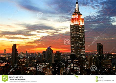 New York City Midtown Skyline Editorial Photo Image Of