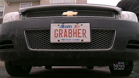 Nova Scotia Man Ordered To Remove Front End Grabher Licence Plate Ctv News