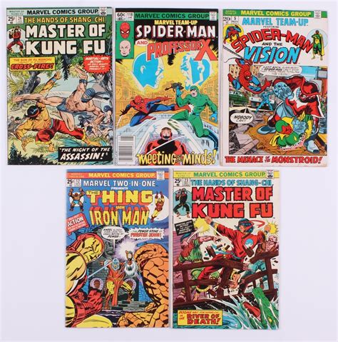 When the contract is received, lark mountain auction will lot the item in an auction. Lot of (5) Vintage Comic Books with Marvel Two-in-One ...