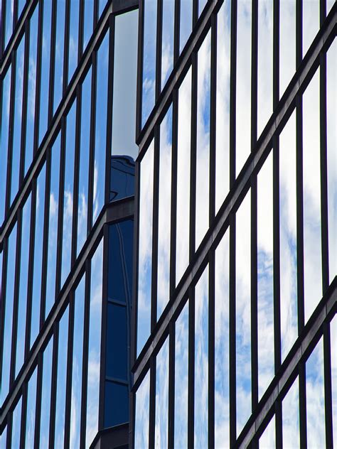 Glass Reflection Facade Building Hd Phone Wallpaper Peakpx
