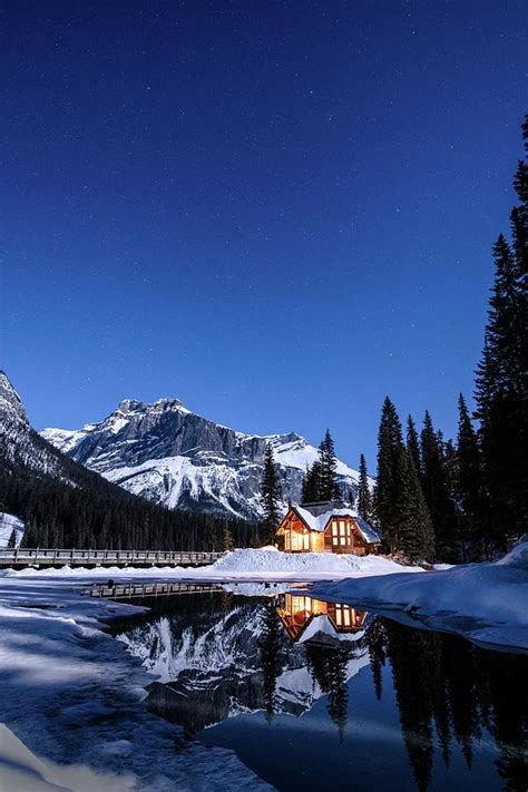 Starry Night At Emerald Lake Photograph By Angie Precure Fine Art America