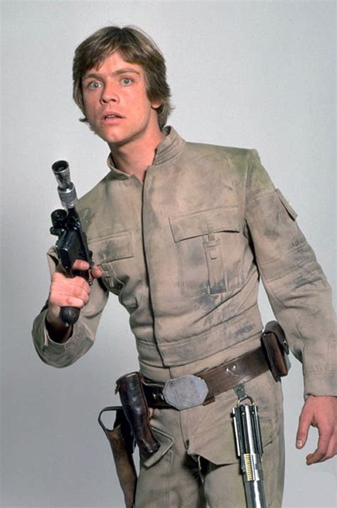Mark Hamill In Costume As Luke Skywalker In Star Wars Episode V The