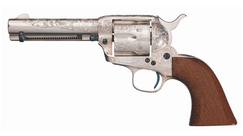 Master Engraved First Generation Colt Saa Revolver Rock Island Auction