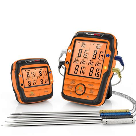 Meat Thermometer Thermopro Tp27 150m Long Range Wireless Meat Smoker
