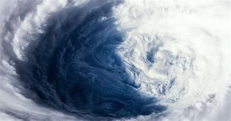 Eye Of Hurricane As Seen From Space Zoom In Stock Video Envato