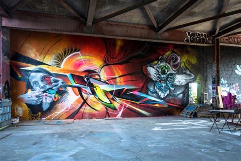 Streetart And Graffiti Festival „stilbruch Teufelsberg Berlin