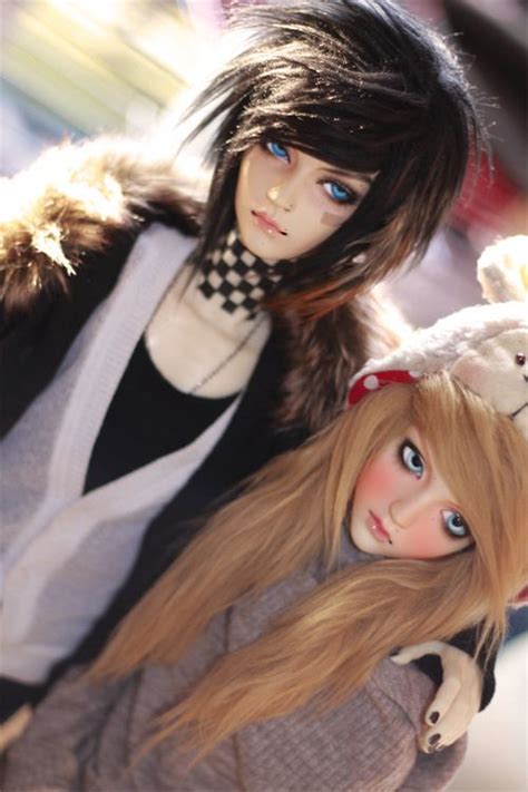 These Two Scene Emo Dolls Haha Couples Doll Cute Emo Couples Bjd Dolls