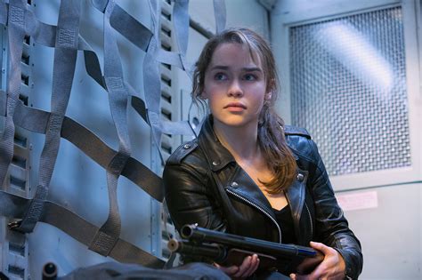 Her casting was confirmed friday by paramount, according to the los angeles times. Wallpaper : model, photography, blue, fashion, Emilia Clarke, Sarah Connor, Person, Terminator ...