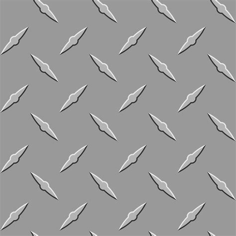 Diamond Plate Seamless Pattern Metal Hintergrund Vektor Illustration