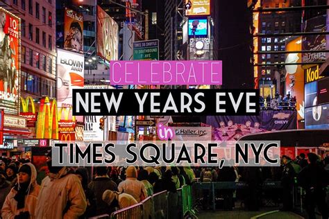 New York Celebrating New Years Eve In Times Square The Whole World