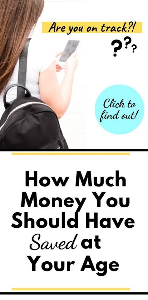 Here's how much money you may want to save by 30. How Much Money Should I Have Saved? - Savings by Age ...