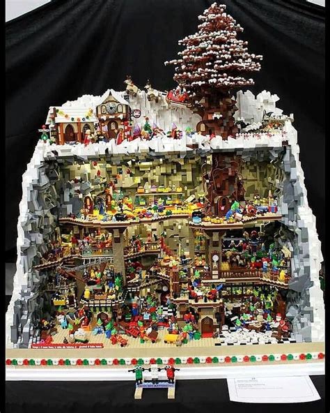 Amazing Lego Christmas Scene Follow Brickinspired For More Follow