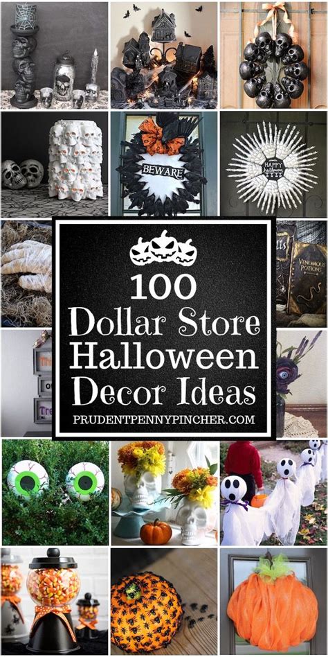 Diy Dollar Tree Halloween Decorations Dollar Store Halloween Decorations Easy Halloween