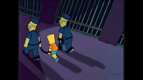 Bart Simpson Goes To Jail Youtube