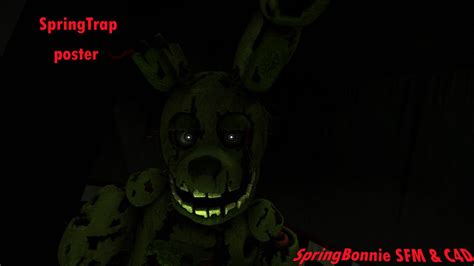 Springtrap Poster By Foxy112 C4d On Deviantart