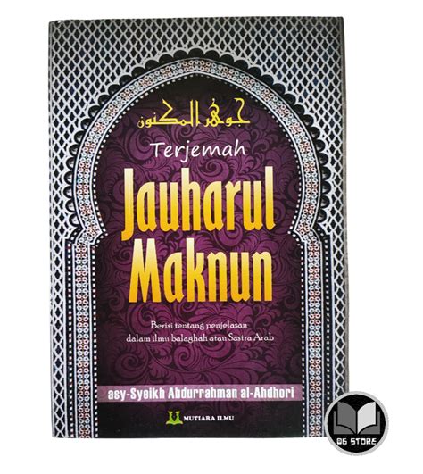 Buku Terjemah Kitab Jauharul Maknun Ilmu Balaghoh Sastra Arab Lazada Indonesia