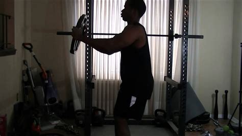 How To Do Truck Driver Plate Front Squats Youtube