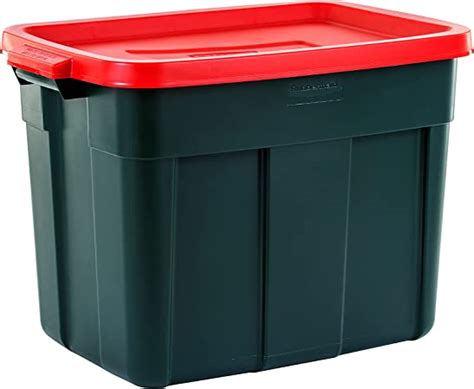 Rubbermaid 18 Gallon Roughneck Holiday Storage Tote 18 Gal 6 Pack