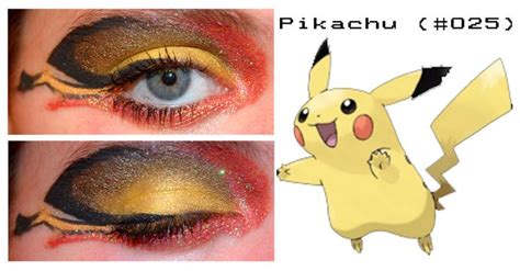 Pokemon Inspired Eye Makeup Pokemon Makeup Pikachu Pokemon