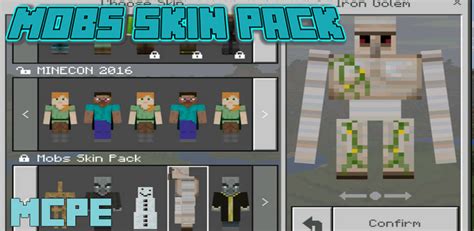 Download Mobs Skin Pack For Minecraft Pe Apk Latest Version 25 For