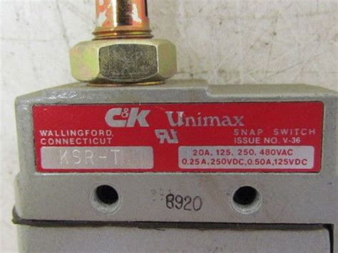 Candk Unimax Ksr T Micro Limit Switch New