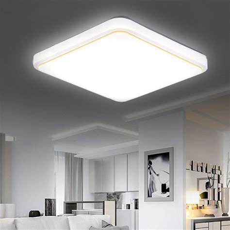 Bright Square LED Ceiling Down Light Panel Wall Kitchen ...