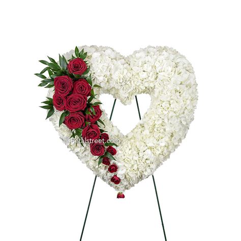 Petrine Mikaelsen Closed Heart Funeral Flowers Funeral Hearts