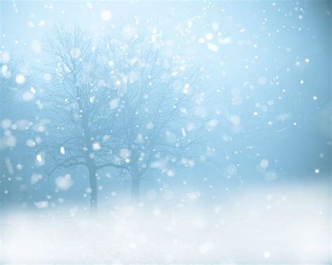Winter Snow Photography Blue Accent Decor Snowfall By Bomobob 3000
