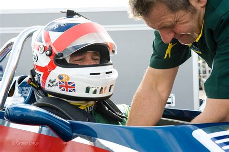 The first year you get used to formula car with suspension, and then next year you can fight for podiums, wins or the title. Nigel Mansell F1 driver UK | Nigel mansell, New lotus ...