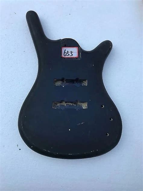 4 String Electric Bass Guitar Basswood Body In Black Reverb