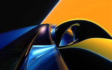 Blue And Yellow Abstract Wallpapers Wallpaper Cave
