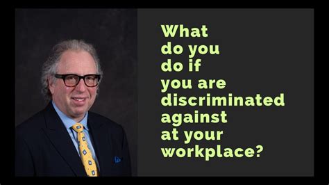 What Do You Do If You Are Discriminated Against At Your Workplace YouTube