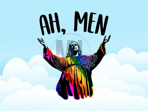 Ah Men Jesus Christ Bible Pride Flag LGBTQ June Love Is Love Etsy Ireland