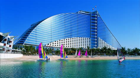 Wallpaper Jumeirah Beach Dubai Hotel Sea Ocean Water Sunny Day