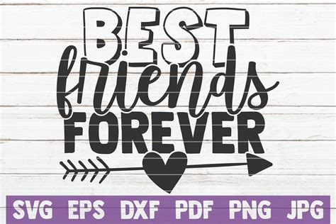 Best Friends Forever 557711 Cut Files Design Bundles