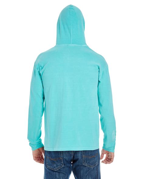 Comfort Colors Adult Heavyweight Long Sleeve Hooded T Shirt Alphabroder