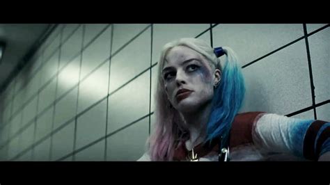 margot robbie as harley quinn in the first trailer for suicide squad harley quinn photo