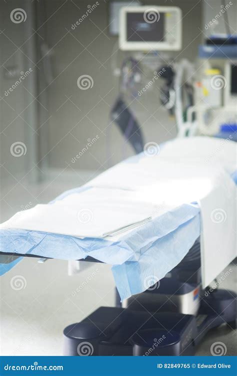 Hospital Surgery Bed Stock Image Image Of Hospital Treatment 82849765