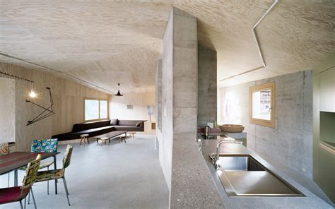 Concrete Holiday House In Switzerland By Afgh Homedezen