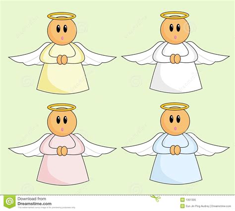 Cartoon Angels Royalty Free Stock Photo Image 1351305