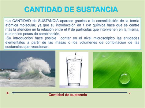 Apuntes sobre la cantidad de sustancia - Docsity