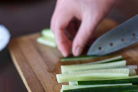 5 Steps To Cut Cucumber For Sushi Step By Step Guide