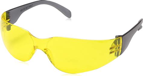 Safe Handler Protective Safety Glasses Yellow Polycarbonate Impact And Ballistic Resistant Lens