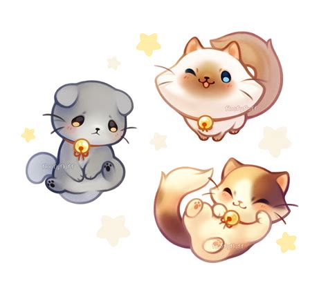 Animal Kawaii Cute Anime Drawings Of Cats