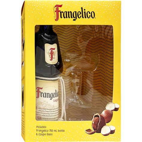 Frangelico Liqueur T Set With Coupe Glass Gotoliquorstore