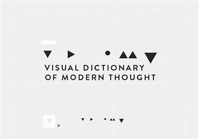 Visual Dictionary Modern Concept Behance Branding Project